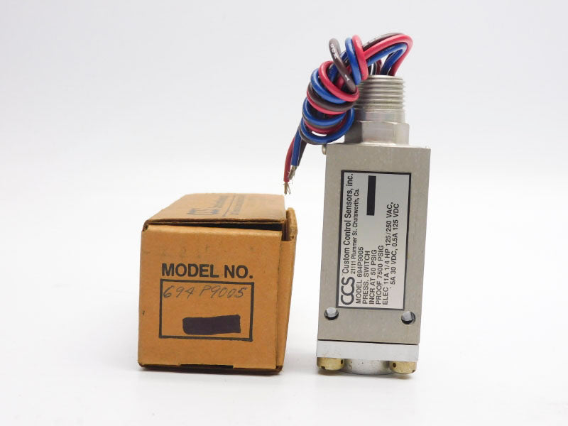 CCS 694P9005 125/250VAC 11A 7500PSI NSMP