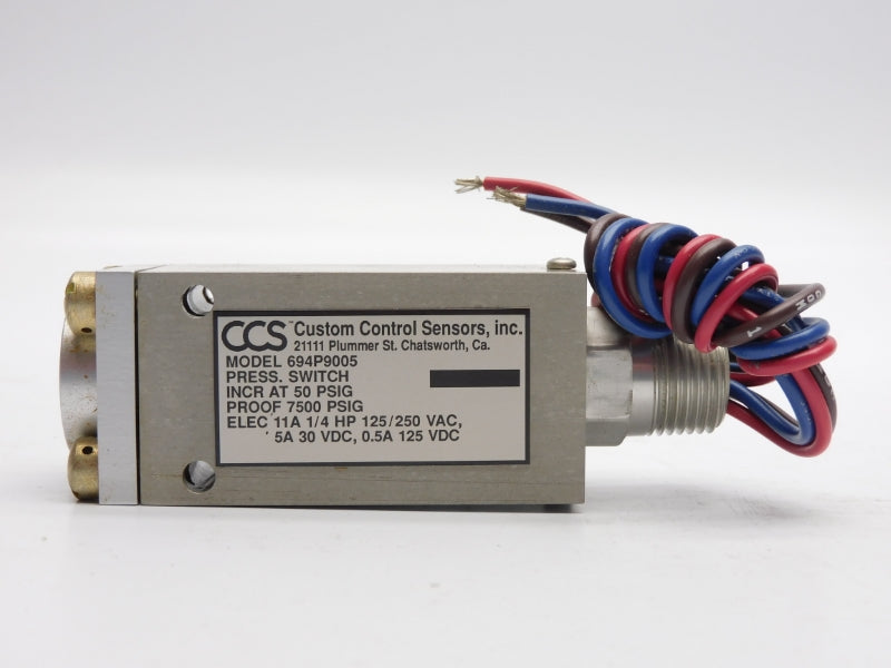 CCS 694P9005 125/250VAC 11A 7500PSI NSMP