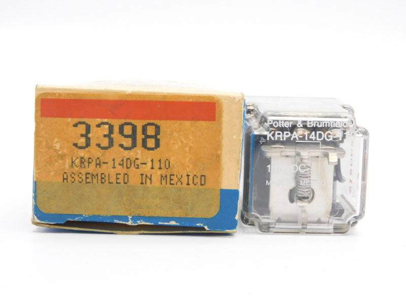 POTTER&BRUMFIELD KRPA-14DG-110 110VDC 10A NSMP