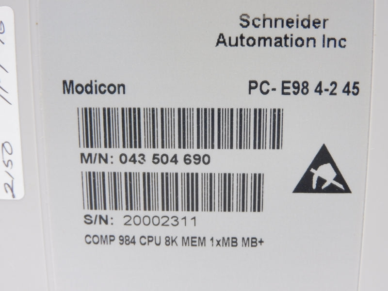 SCHNEIDER AUTOMATION PC-E984-245 043504690 NSMP