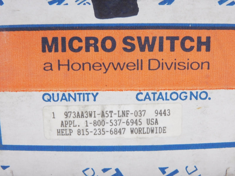 MICRO SWITCH 973AA3WI-A5T-LNF-037 NSMP