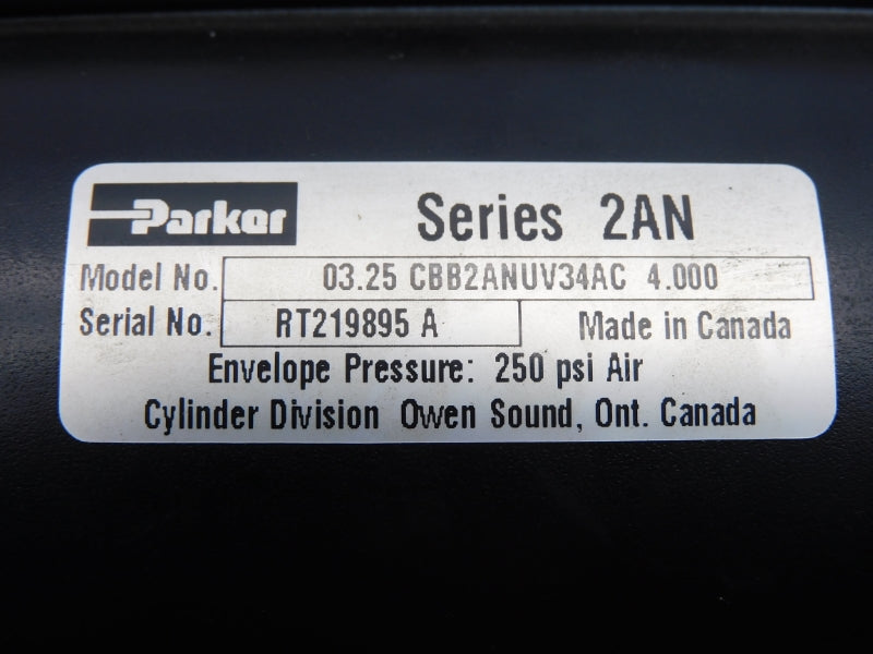 PARKER 03.25CBB2ANUV34AC4.000 250PSI NSNP