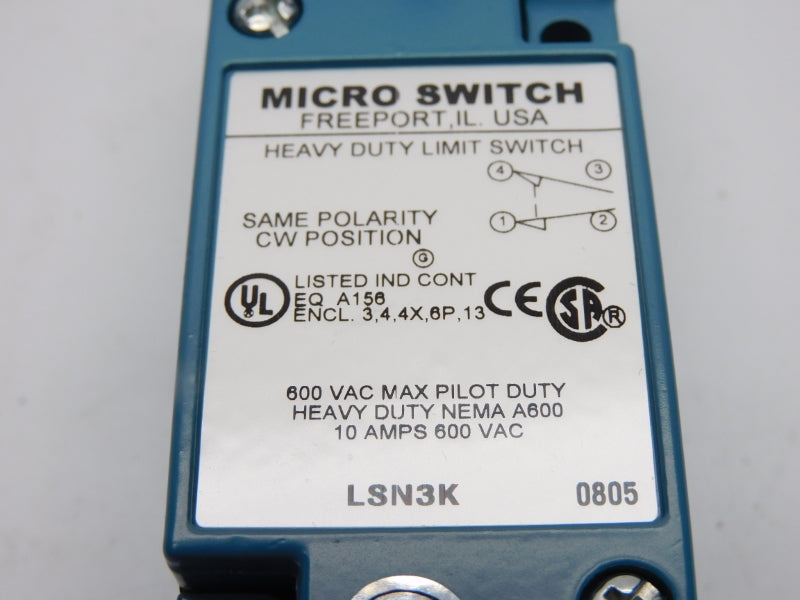 HONEYWELL LSN3K 600VAC 10A NSMP