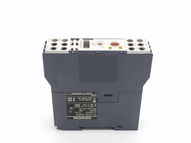SIEMENS 7PU4220-2BN20 220/240VAC 3A 10S-100H (AS PICTURED) UNMP