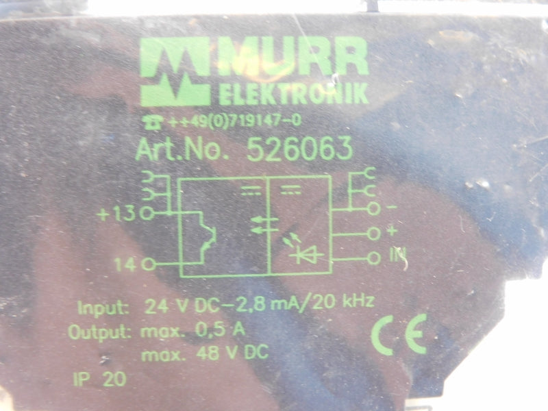 MURR ELEKTRONIK 526063 48VDC 0,5A NSMP