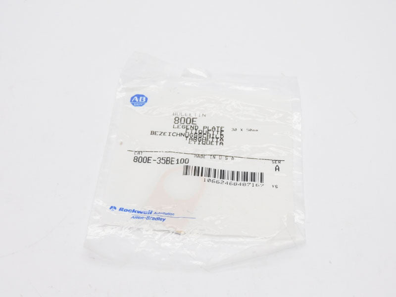 ALLEN BRADLEY 800E-35BE100 SER. A NSMP
