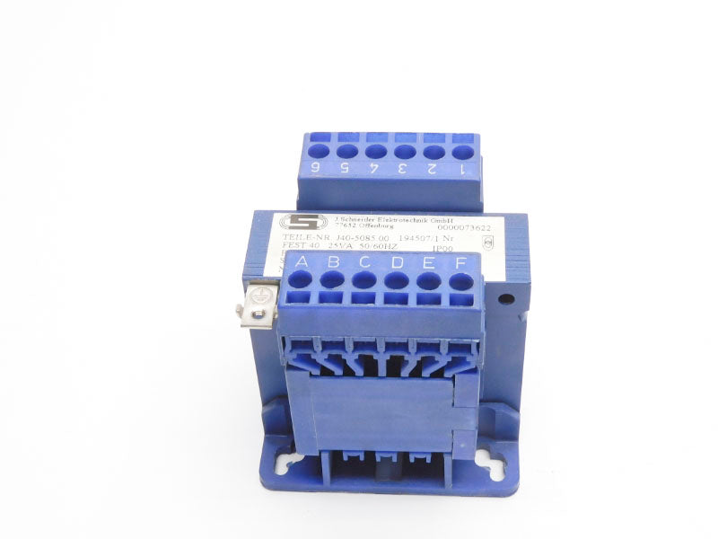 J. SCHNEIDER ELEKTROTECHNIK J40-5085.00 194507/1 400V 2.5A UNMP