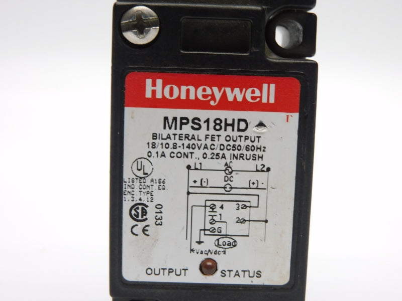HONEYWELL MPS18HD 18/10.8-140VAC 0.25A UNMP