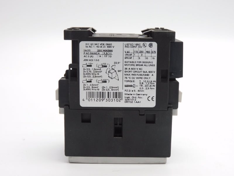 SIEMENS 3RT1025-1AP04 230V 40A UNMP