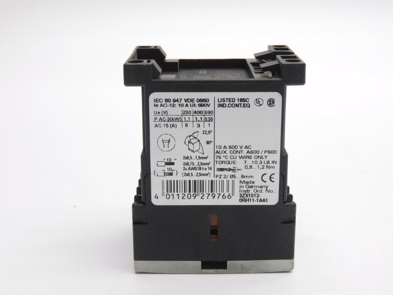 SIEMENS 3RH1140-1AP00 230V 10A UNMP