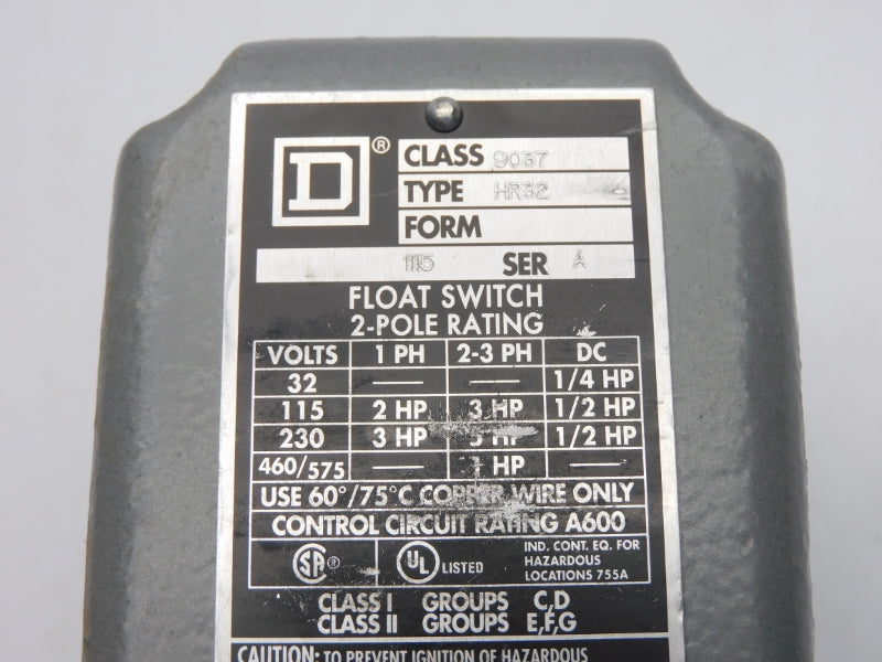 SQUARE D 9037HR32 SER. A 460/575V NSNP