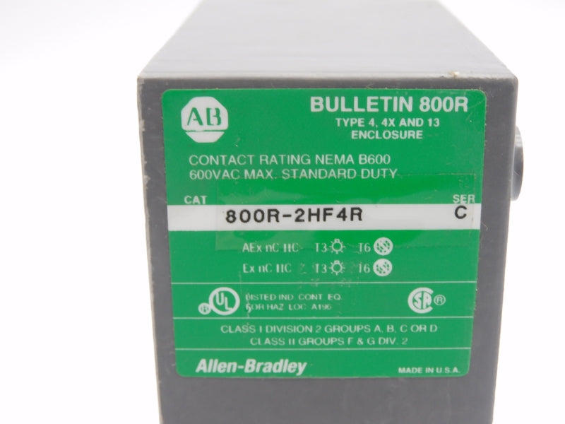 ALLEN BRADLEY 800R-2HF4R SER. C 600VAC NSNP