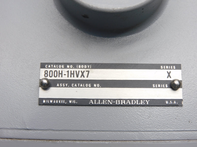 ALLEN BRADLEY 800H-NP30 SER. X NSNP