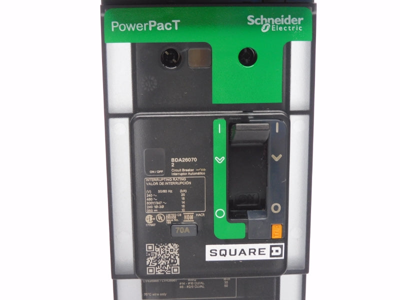 SQUARE D BDA260702 480V 70A (AS PICTURED) NSNP