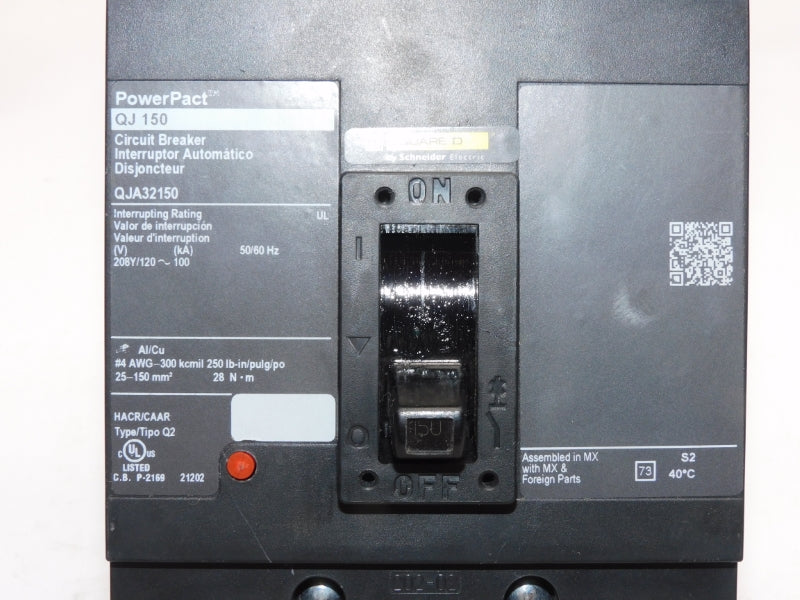 SQUARE D QJA32150 120V 150A NSNP