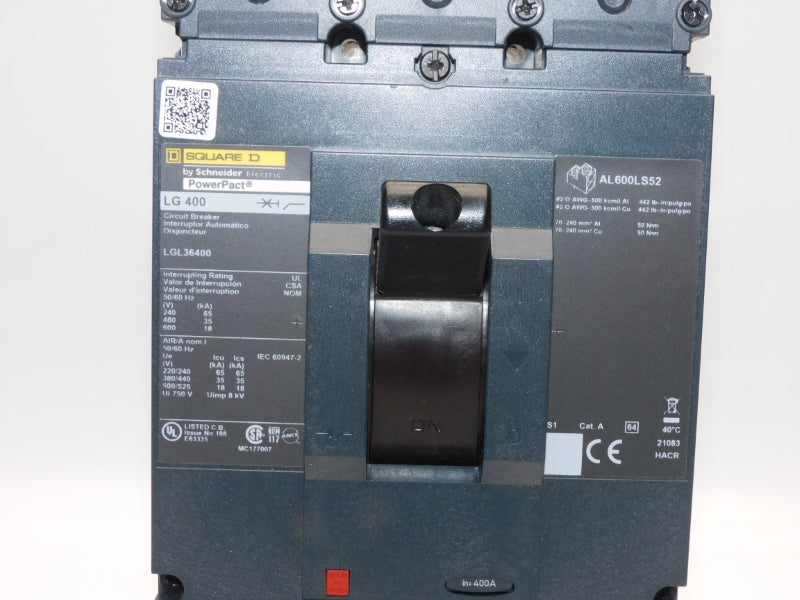 SQUARE D LGL36400 600V 400A NSNP