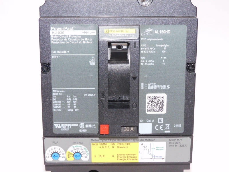 SQUARE D HJL36030M71 600V 30A NSNP