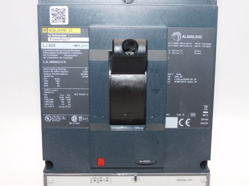 SQUARE D LJL36600U31X 600V 600A (AS PICTURED) NSNP