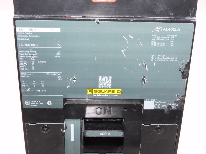 SQUARE D LAL36400MB 600V 400A NUPI