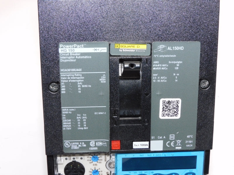 SQUARE D HGA36100U44X 600V 100A NSNP