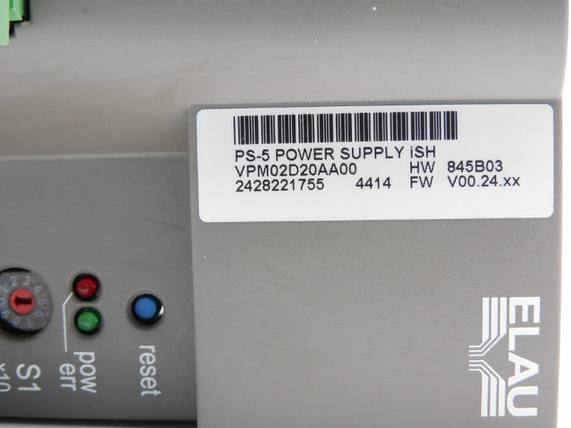 SCHNEIDER ELECTRIC ELAU VPM02D20AA00 F/W V00.24.XX  680VDC 10/20A NSNP