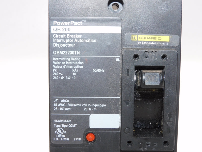 SQUARE D QBM22200TN 240V 200A (AS PICTURED) NSNP