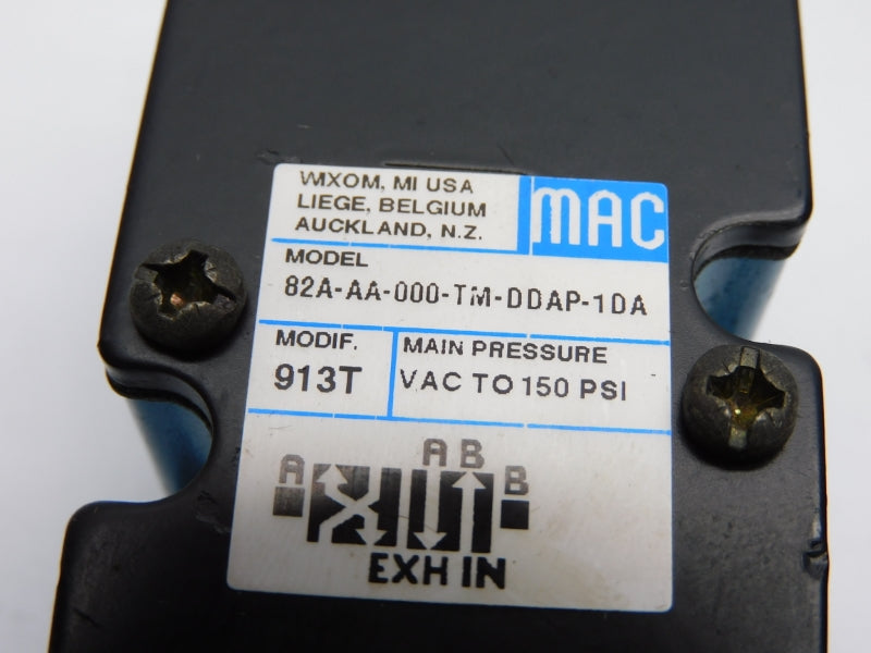MAC 82A-AA-000-TM-DDAP-1DA 24VDC 150PSI NSNP