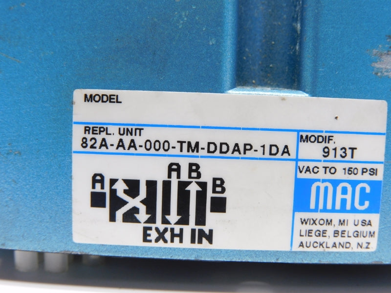 MAC 82A-AA-000-TM-DDAP-1DA 24VDC 150PSI NSNP