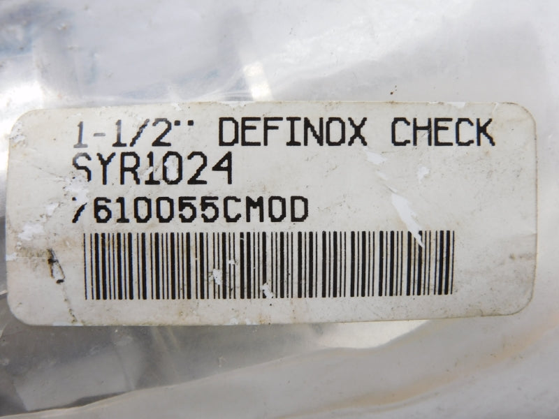 DEFINOX SYR1024 1-1/2" NSMP