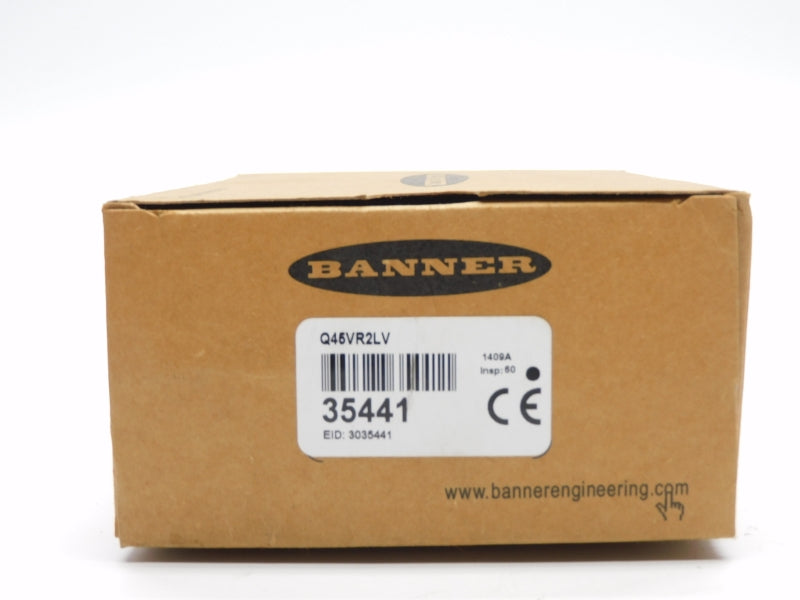 BANNER ENGINEERING Q45VR2LV 35441 90-250VAC 5A NSMP
