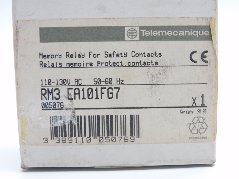 TELEMECANIQUE RM3EA101FG7 110-130VAC 5A NSMP