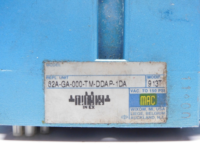 MAC 82A-GA-000-TM-DDAP-1DA 24VDC 150PSI UNMP