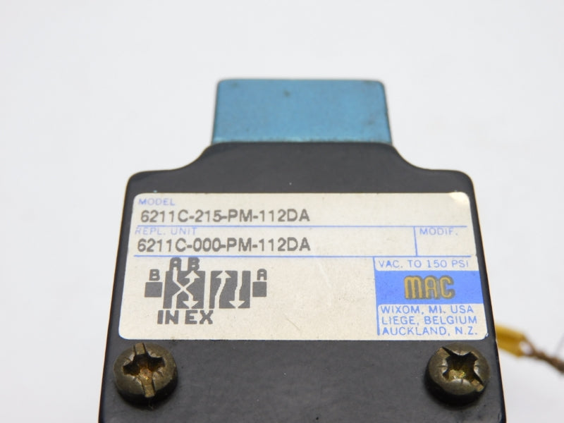 MAC 6211C-215-PM-112DA 110/120V 150PSI UNMP