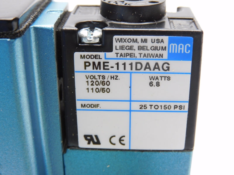 MAC 6223C-211-PM-111DA 110/120V 150PSI NSNP