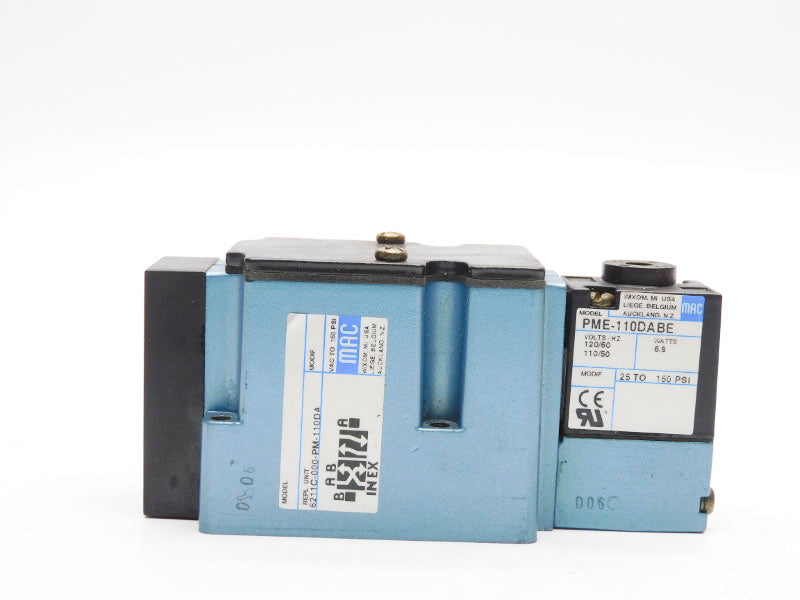 MAC 6211C-000-PM-110DA 110/120V 150PSI UNMP