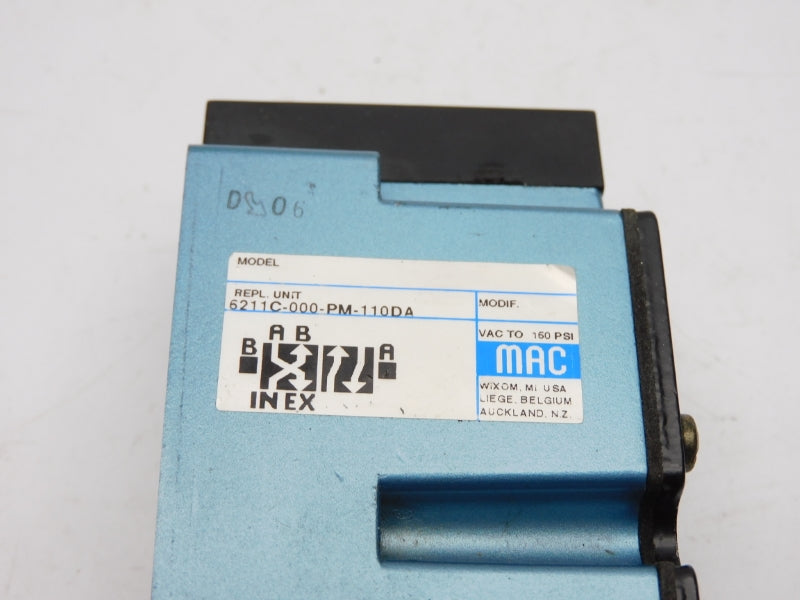 MAC 6211C-000-PM-110DA 110/120V 150PSI UNMP