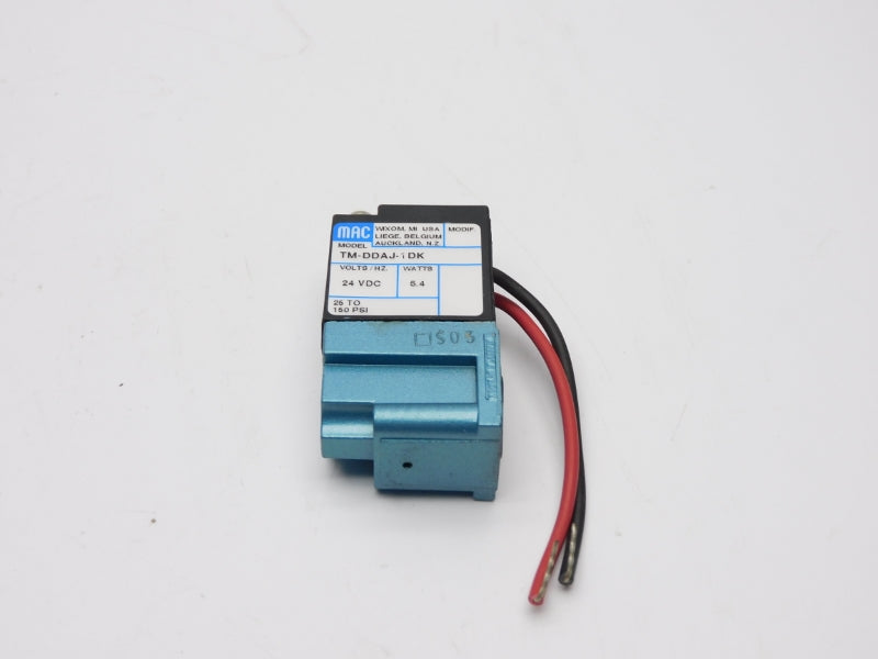 MAC TM-DDAJ-1DK 24VDC 25-150PSI NSMP