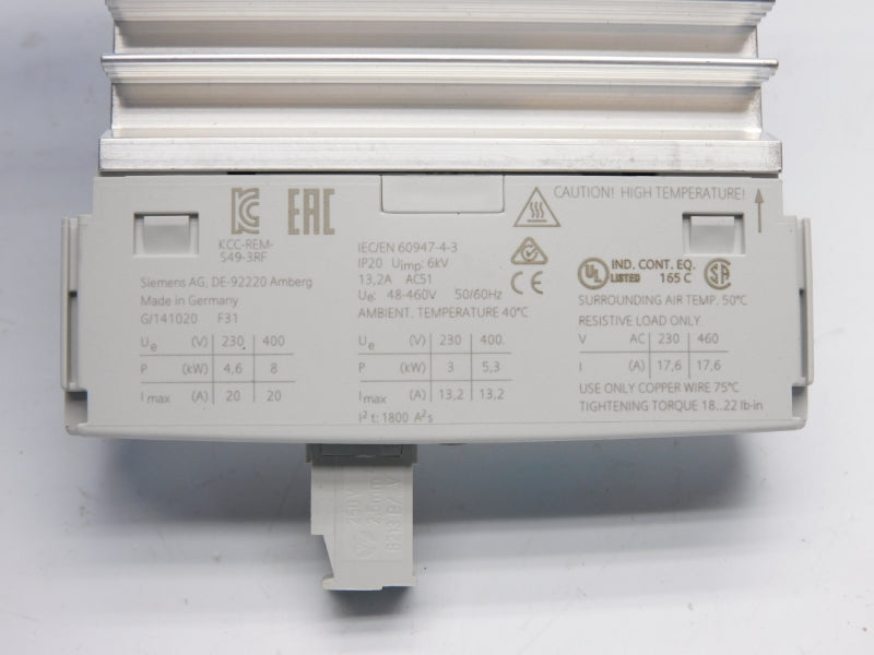 SIEMENS 3RF2320-1AA04 24VDC 20A (AS PICTURED) NSMP