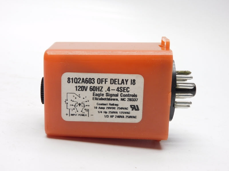 EAGLE SIGNAL 81Q2A603 250VAC 10A .4-4SEC NSMP