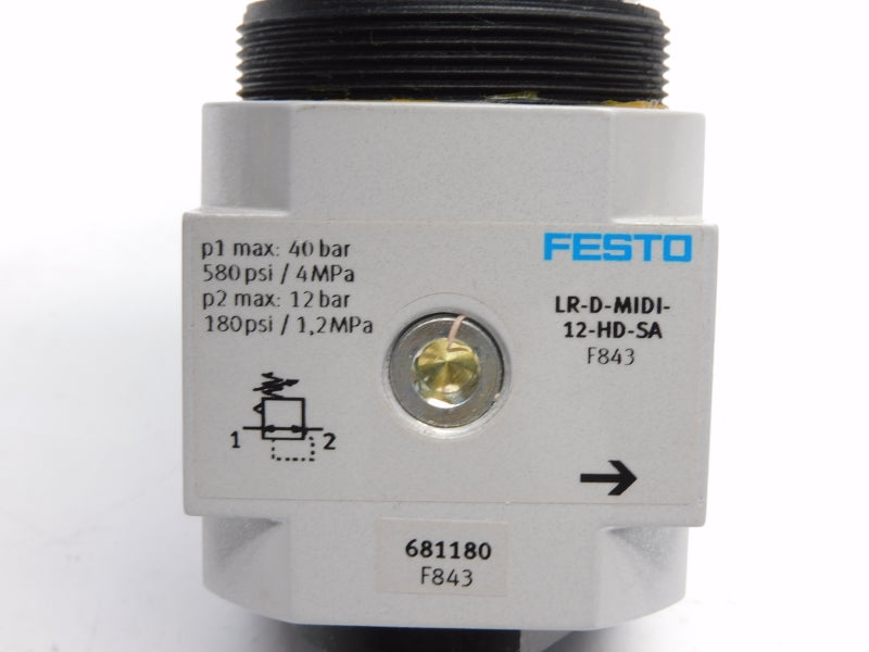 FESTO LR-D-MIDI-12-HD-SA 681180 580PSI NSMP