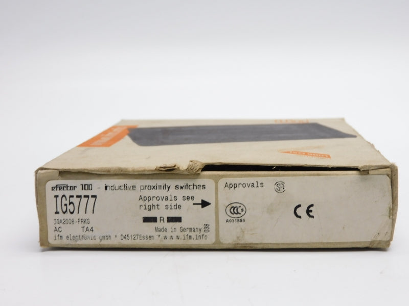 IFM EFECTOR IGA2008-FRKG IG5777 10-55VDC NSMP