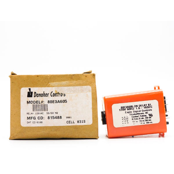 EAGLE SIGNAL 80E3A605 120VAC 10A 1.6-16S NSMP