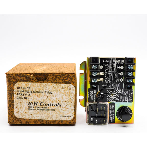 B/W CONTROLS 5200-HV5 52-120203 240VAC 10A NSMP