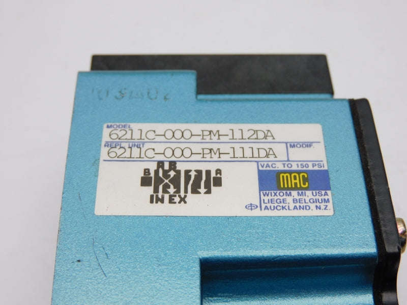 MAC 6211C-000-PM-112DA 110/120V 150PSI NSNP