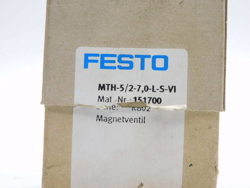 FESTO MTH-5/2-7,0-L-S-VI 151700 24VDC NSMP