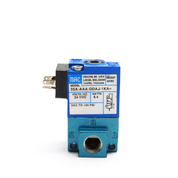 MAC 35A-AAA-DDAJ-1KA 24VDC 120PSI UNMP