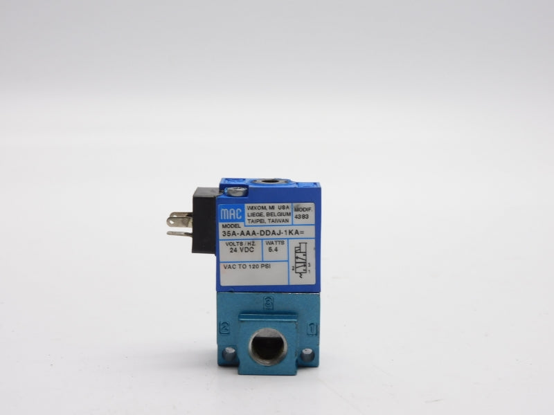 MAC 35A-AAA-DDAJ-1KA 24VDC 120PSI UNMP