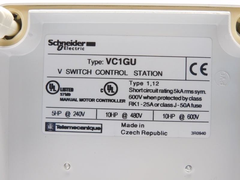SCHNEIDER ELECTRIC VC1GU 600V 25A NSMP