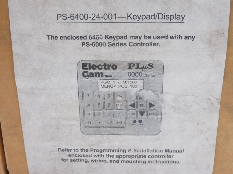 ELECTRO CAM PS-6400-24-001 NSMP