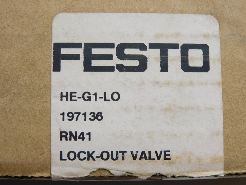 FESTO HE-G1-LO 197136 0-150PSI NSMP